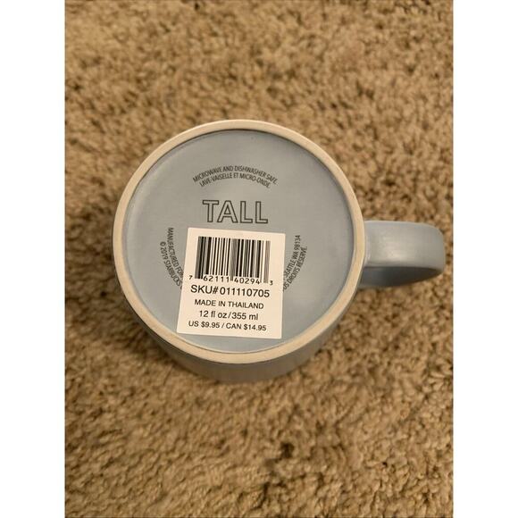 STARBUCKS 2019 Embossed SIREN Mermaid TALL GREY 12 OZ Coffee/Tea MUG - Picture 3 of 5